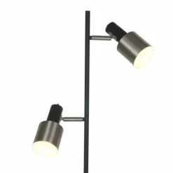 Luminaires Steinhauer Lampadaire Steinhauer Fjorgard Noir, 2 lumières* Lampadaires Et Lampes Sur Pied