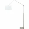 Lampes En Tissu-Luminaires Steinhauer Lampadaire Steinhauer GRAMINEUS Acier inoxydable, 1 lumière