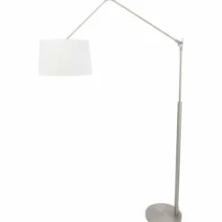 Lampes En Tissu-Luminaires Steinhauer Lampadaire Steinhauer GRAMINEUS Acier inoxydable, 1 lumière