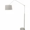 Lampes En Tissu-Luminaires Steinhauer Lampadaire Steinhauer GRAMINEUS Acier inoxydable, 1 lumière