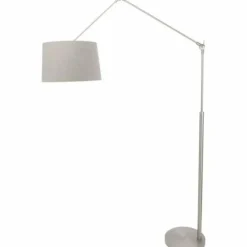 Lampes En Tissu-Luminaires Steinhauer Lampadaire Steinhauer GRAMINEUS Acier inoxydable, 1 lumière