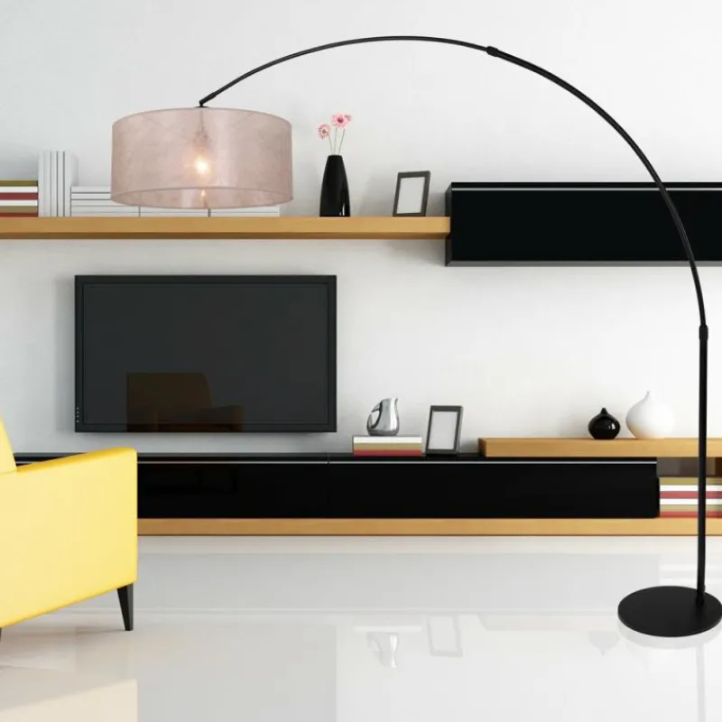 Luminaires Steinhauer Lampadaire Steinhauer Lilac Noir, 1 lumière* Lampadaires Et Lampes Sur Pied