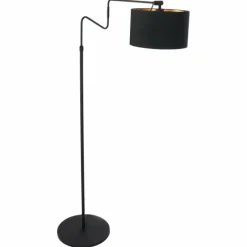 Lampes En Tissu-Luminaires Steinhauer Lampadaire Steinhauer Linstrom Noir, 2 lumières