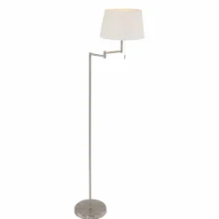 Lampes En Tissu-Luminaires Steinhauer Lampadaire Steinhauer MEXLITE Acier inoxydable, 1 lumière