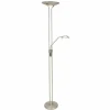 Luminaires Steinhauer Lampadaire Steinhauer Mexlite LED Acier inoxydable, 1 lumière* Éclairage Led
