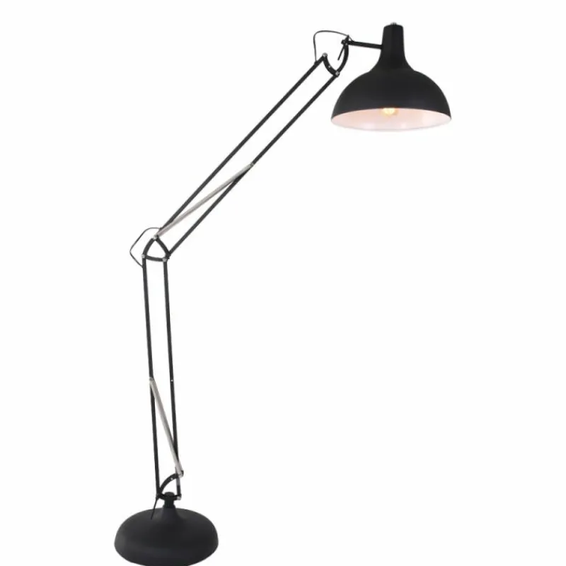 Lampes Industrielles-Luminaires Steinhauer Lampadaire Steinhauer Mexlite Noir, 1 lumière