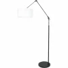 Lampes En Tissu-Luminaires Steinhauer Lampadaire Steinhauer Prestige Chic Noir, 1 lumière