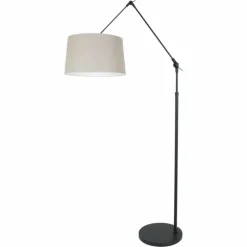 Lampes En Tissu-Luminaires Steinhauer Lampadaire Steinhauer Prestige Chic Noir, 1 lumière