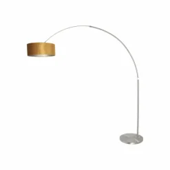 Lampes En Tissu-Luminaires Steinhauer Lampadaire Steinhauer Sparkled Light Acier brossé, 1 lumière