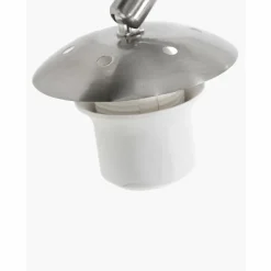 Lampes En Tissu-Luminaires Steinhauer Lampadaire Steinhauer Sparkled Light Acier brossé, 1 lumière