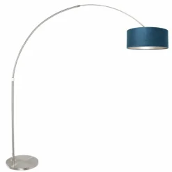 Lampes En Tissu-Luminaires Steinhauer Lampadaire Steinhauer Sparkled Light Acier inoxydable, 1 lumière