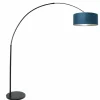 Lampes En Tissu-Luminaires Steinhauer Lampadaire Steinhauer Sparkled Light Noir, 1 lumière