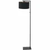 Lampes En Tissu-Luminaires Steinhauer Lampadaire Steinhauer Stang Noir, 1 lumière