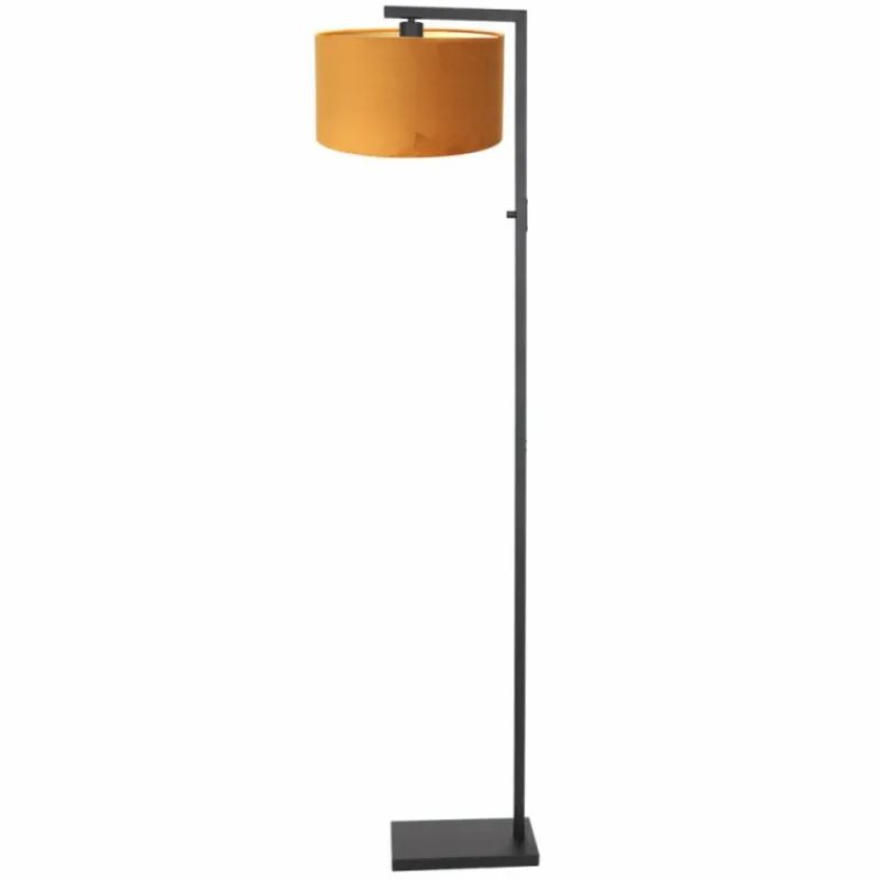 Lampes En Tissu-Luminaires Steinhauer Lampadaire Steinhauer Stang Noir, 1 lumière