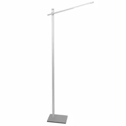 Luminaires Steinhauer Lampadaire Steinhauer Stekk LED Acier inoxydable, Blanc, 1 lumière* Lampadaires Et Lampes Sur Pied