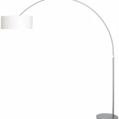 Lampes En Tissu-Luminaires Steinhauer Lampadaire Steinhauer STRESA Acier inoxydable, 1 lumière