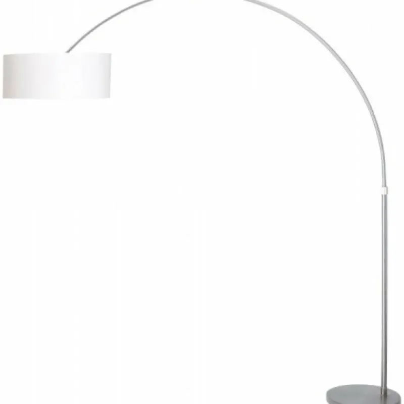 Lampes En Tissu-Luminaires Steinhauer Lampadaire Steinhauer STRESA Acier inoxydable, 1 lumière