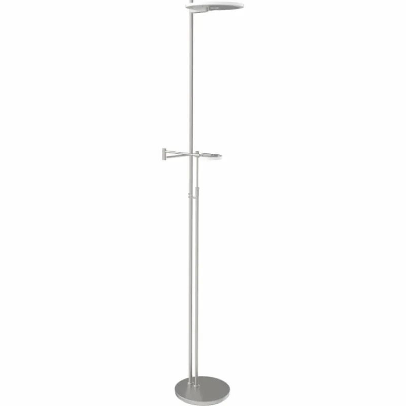 Luminaires Steinhauer Lampadaire Steinhauer Turound LED Acier inoxydable, 2 lumières* Éclairage Led