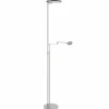 Luminaires Steinhauer Lampadaire Steinhauer Turound LED Acier brossé, 2 lumières* Lampadaires Et Lampes Sur Pied