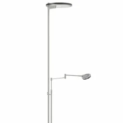 Luminaires Steinhauer Lampadaire Steinhauer Turound LED Acier brossé, 2 lumières* Lampadaires Et Lampes Sur Pied