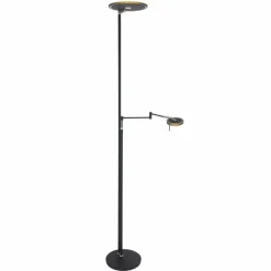 Luminaires Steinhauer Lampadaire Steinhauer Turound LED Noir, 2 lumières* Éclairage Led