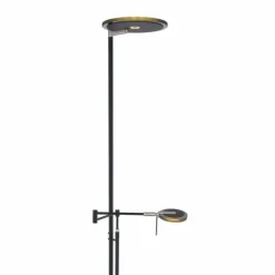 Luminaires Steinhauer Lampadaire Steinhauer Turound LED Noir, 2 lumières* Éclairage Led