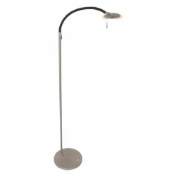 Luminaires Steinhauer Lampadaire Steinhauer Turound LED Acier brossé, 1 lumière
