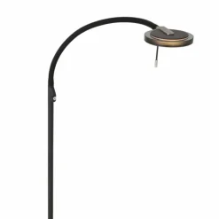 Suspension Verre Fumé-Luminaires Steinhauer Lampadaire Steinhauer Turound LED Noir, 1 lumière