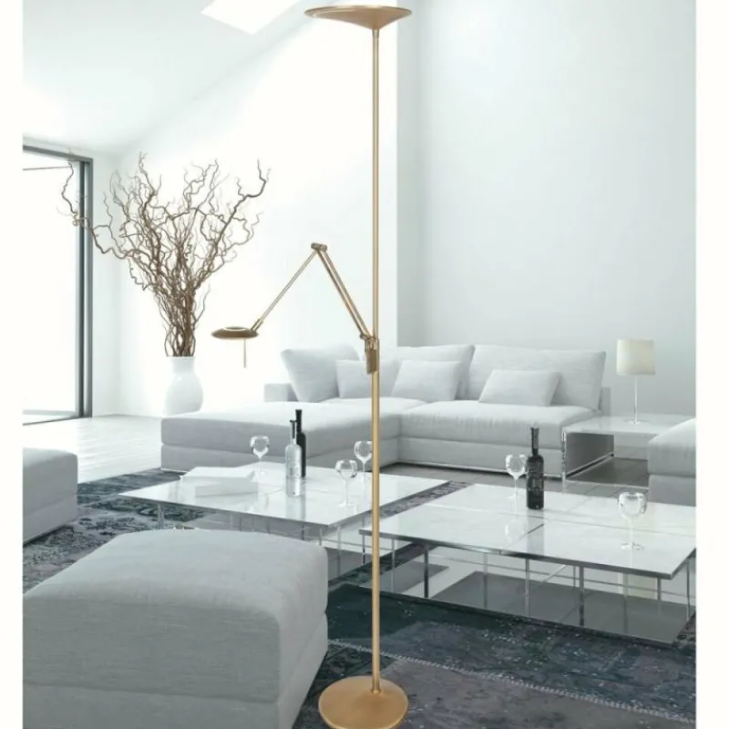 Luminaires Steinhauer Lampadaire Steinhauer Zodiac LED Bronze, 2 lumières* Éclairage Led