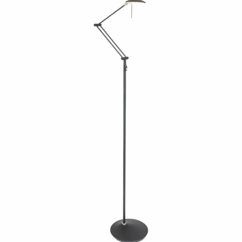 Luminaires Steinhauer Lampadaire Steinhauer Zodiac LED Noir, 2 lumières* Éclairage Led