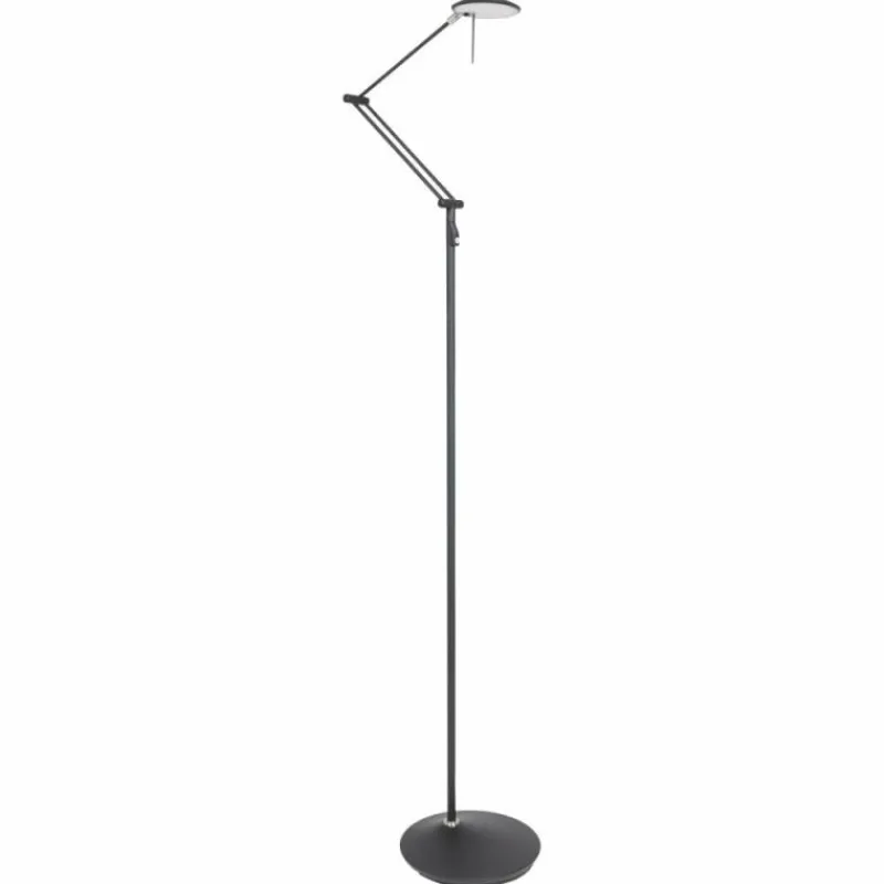 Luminaires Steinhauer Lampadaire Steinhauer Zodiac LED Noir, 2 lumières* Éclairage Led