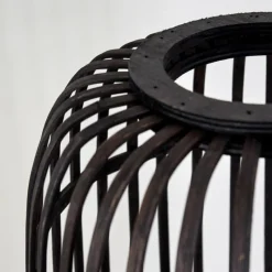 Lampes Vintages & Rétros-hofstein Lampadaire Teheran Noir, 1 lumière