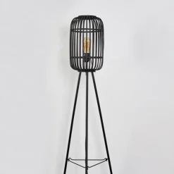 Lampes Vintages & Rétros-hofstein Lampadaire Teheran Noir, 1 lumière