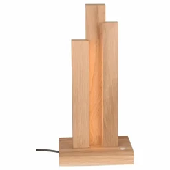 Luminaires Scandinaves-hofstein Lampadaire Tejedor LED Chrome, Écru, 1 lumière