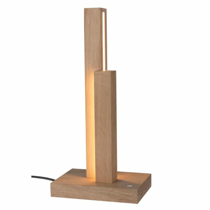 Luminaires Scandinaves-hofstein Lampadaire Tejedor LED Chrome, Écru, 2 lumières