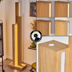 Style Boho-Chic-hofstein Lampadaire Tejedor LED Écru, 3 lumières