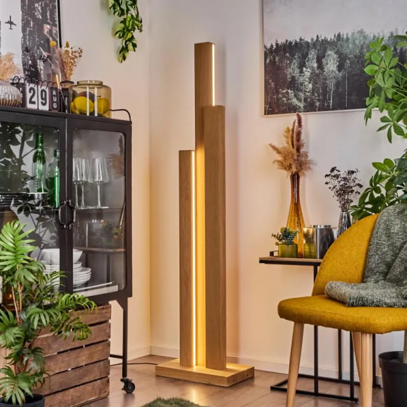 Style Boho-Chic-hofstein Lampadaire Tejedor LED Écru, 3 lumières