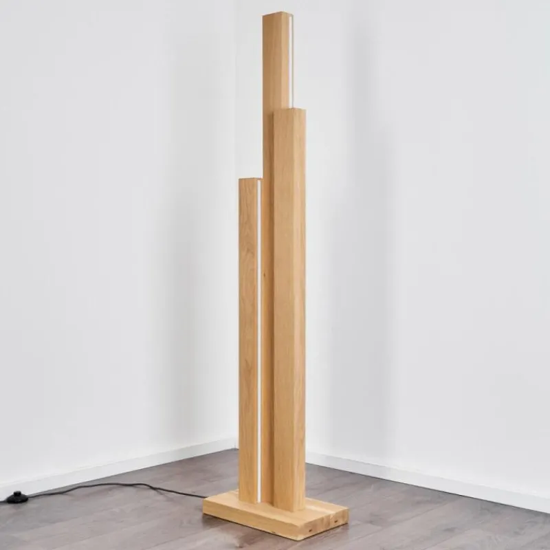 Style Boho-Chic-hofstein Lampadaire Tejedor LED Écru, 3 lumières