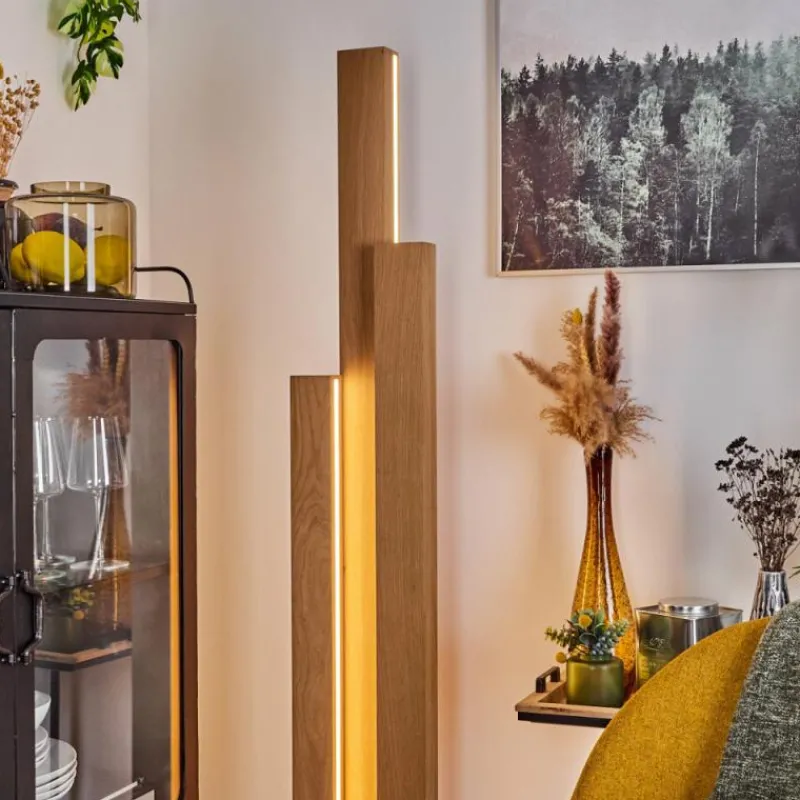 Style Boho-Chic-hofstein Lampadaire Tejedor LED Écru, 3 lumières