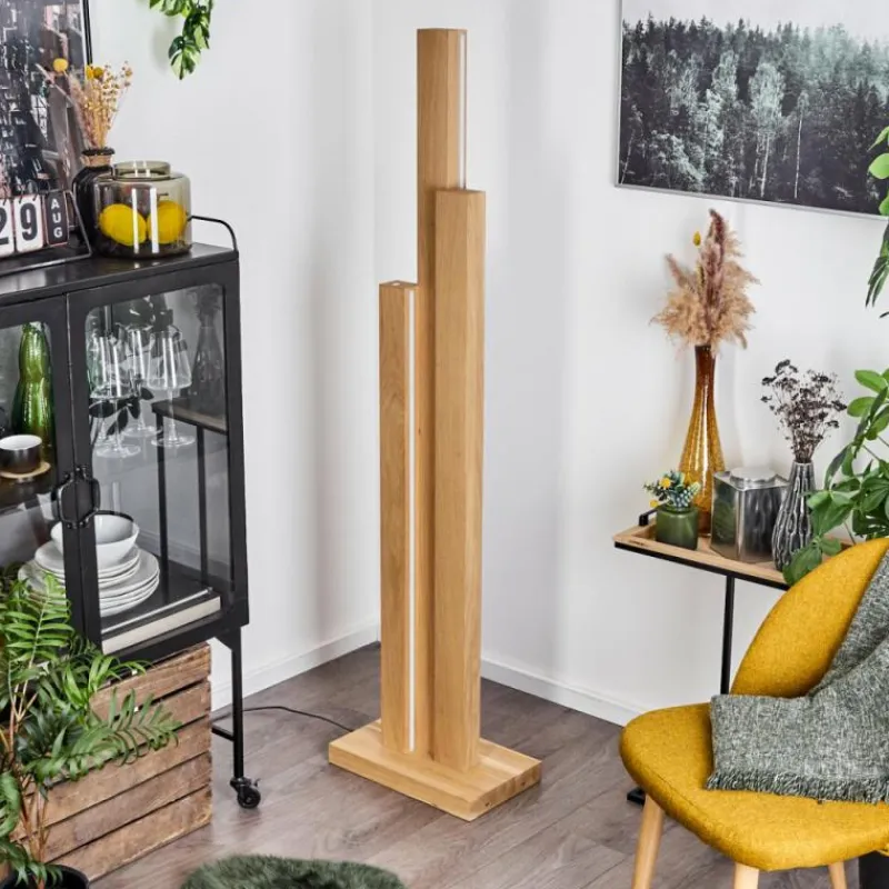 Style Boho-Chic-hofstein Lampadaire Tejedor LED Écru, 3 lumières