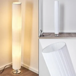 Lampes En Tissu-hofstein Lampadaire Tekmal Chrome, 2 lumières