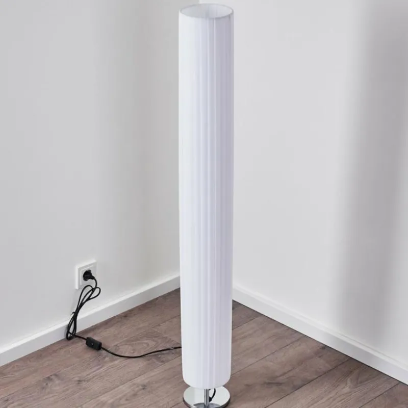 Lampes En Tissu-hofstein Lampadaire Tekmal Chrome, 2 lumières