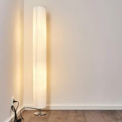 Lampes En Tissu-hofstein Lampadaire Tekmal Chrome, 2 lumières