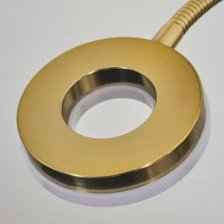 hofstein Lampadaire Tierz LED Laiton, 2 lumières