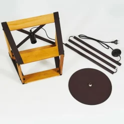 Lampes Industrielles-hofstein Lampadaire Tiflis Noir, 1 lumière