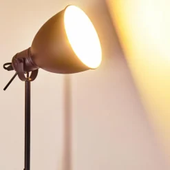 hofstein Lampadaire Timola Noir, 1 lumière