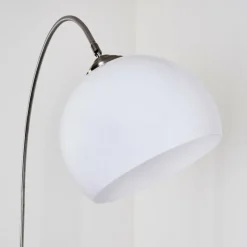 hofstein Lampadaire Tipitapa Nickel mat, 1 lumière