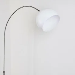 hofstein Lampadaire Tipitapa Nickel mat, 1 lumière
