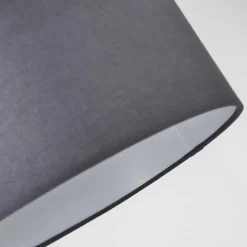 Lampes En Tissu-hofstein Lampadaire Tise Nickel mat, 1 lumière