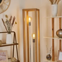 Luminaires Scandinaves-hofstein Lampadaire Torreglia Brun, 2 lumières